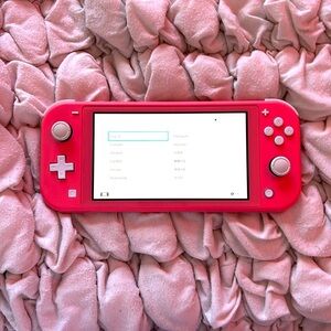 Nintendo switch lite with gaming headset case and controller